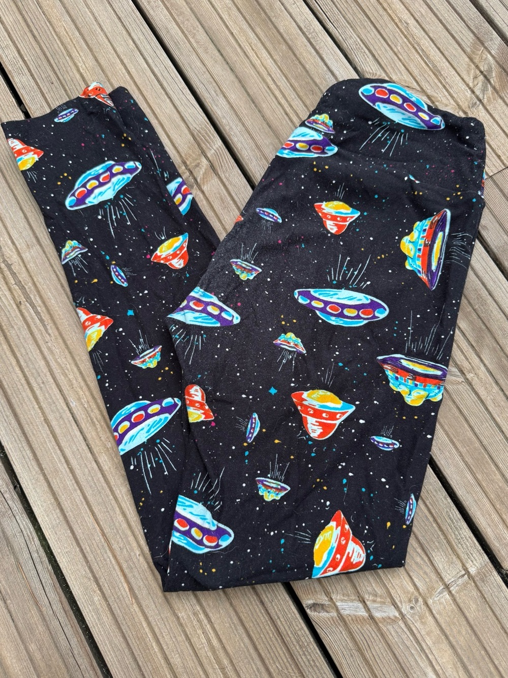 RARE - Lularoe UFO space leggings